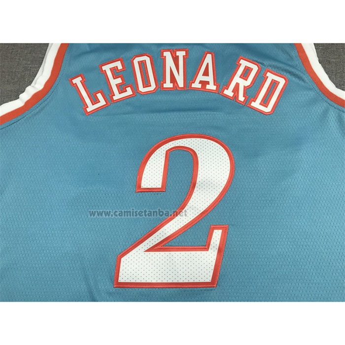 Camiseta Los Angeles Clippers Kawhi Leonard #2 Ciudad 2021-22 Azul